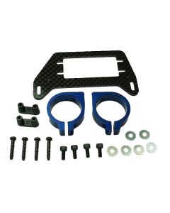 HIROBO 0402-725 SE Rudder Servo Mount Set Carbon