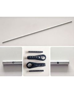 HIROBO 0414-136 5mm Rudder Control Rod L=730