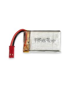 Li-Po 1 cella 3.7V 850mAh 30C con connettore JST