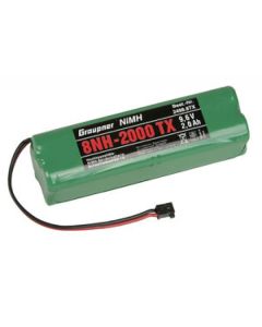 Graupner 2498.8TX Transmitter Battery NiMH 9.6V 2000mAh