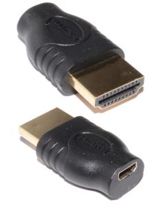 HDMI Micro D Female Socket to Standard HDMI Plug Adapter Converter