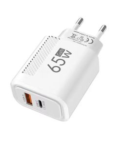 Caricatore GaN 65W Fast Charger 1x USB-C - 1USB A