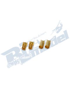 6mm gold plated connector CW103