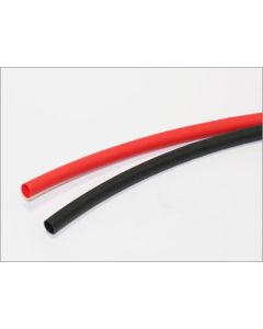 1+1 metro termoretraibile Rosso e Nero dia 4,8mm ristretto 2,3mm CW115