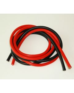 10AWG silicon cable 1m Red 1m Black CW133