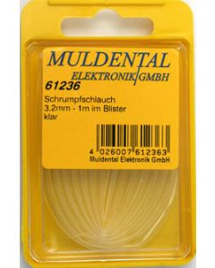 Termoretraibile, clear, 19,0 mm, ratio: 2:1, 1 m CW61286