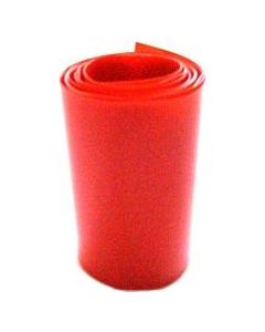 1 metro termoretraibile rosso traspar larghezza 68mm piatto CW64000