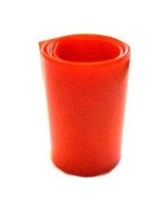 1 metro termoretraibile rosso traspar larghezza 37mm piatto CW64240