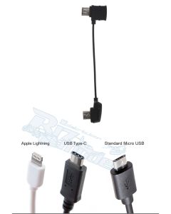 Mavic Part4 RC Cable Reverse Micro USB connector