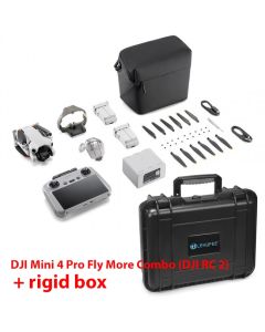 DJI Mini 4 Pro Fly More Combo (DJI RC 2) + Valigia Rigida
