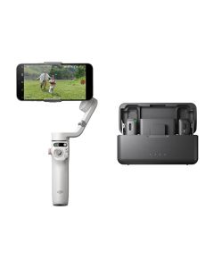 DJI Osmo Mobile 6 (Platinum Gray) Vlog Combo