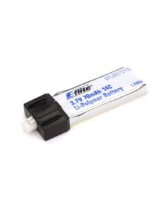 E-Flite EFLB0701S 70mAh 1S 3.7V 14C LiPo Battery (Ultra Micro)