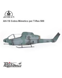 Fusoliera Roban AH-1S Cobra Mimetico per T-Rex 500