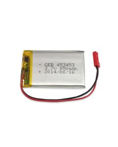 Li-Po 1 cella 3.7V 850mAh 30C Piatta con connettore JST