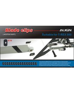 H50T001XX 500 Tail Blade Clips