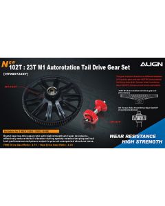 H70G012XX 102T M1 Helical Autorotation Tail Drive Gear Set