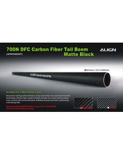 H7NT006XX 700N DFC Carbon Fiber Tail Boom-Matte Black