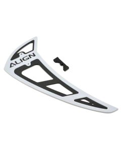 H80T014XX Align Vertical Stabilizer (White) for T-Rex 700E/800E