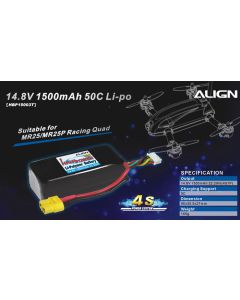 HBP15003 4S1P 14.8V 1500mAh/50C
