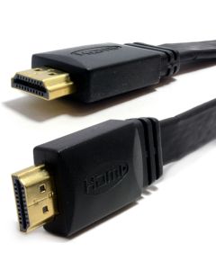 FLAT HDMI High Speed Cable for 3D TV 1.4 Low Profile 25cm