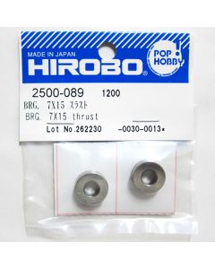 Hirobo 2500-089 BRG. THRUST 7MM x 15