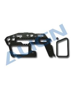 HN6012-1 Carbon Main Frame (L) 1.6mm T-Rex 600 Nitro