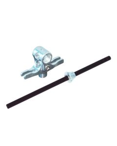 LX0340 LX0340 - Blade NANO CPX - Head Center Hub Silver with Lynx Carbon Main Shaft Combo