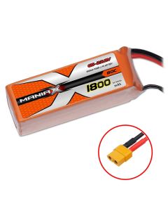 ManiaX 22.2V 1800mah 80C 6S Lipo XT60