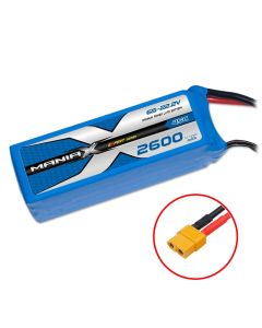 ManiaX 22.2V 2600mah 45C 6S Lipo XT60