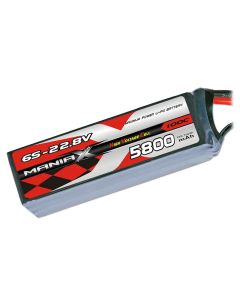 ManiaX 22.8V 5800mah 100C 6S HV Lipo