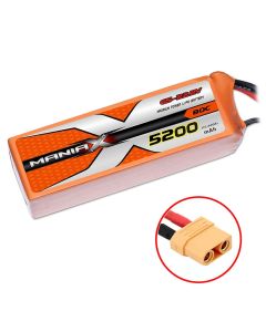 ManiaX 22.2V 5200mah 80C 6S Lipo XT90