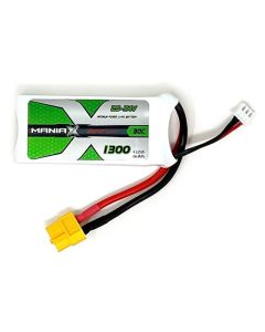 ManiaX 7.4V 1300mAh 30C 2S Lipo XT60