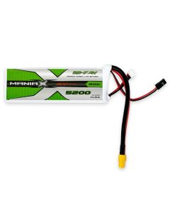 ManiaX Lipo 2S 7.4V 5200mAh 30C RX XT60 + JR Plug