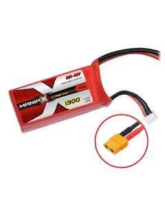 ManiaX Lipo 3S 11.1V 1300mAh 70C XT60