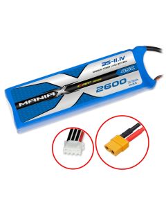 ManiaX Lipo 3S 11.1V 2600mAh 45C XT60