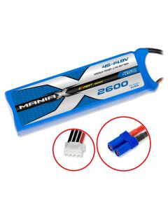 ManiaX Lipo 4S 14.8V 2600mAh 45C EC5