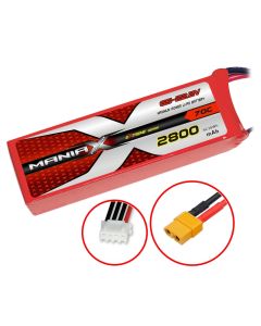 ManiaX Lipo 6S 22.2V 2800mAh 70C XT60