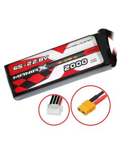 ManiaX Lipo 6S 22.8V 2000mAh 100C XT60