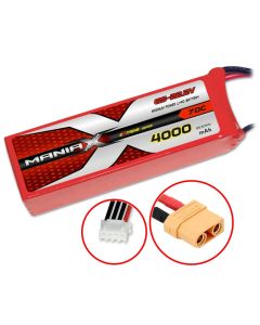 ManiaX Power LiPo 6S 4000mAh 22.2V serie eXtreme 70C XT90