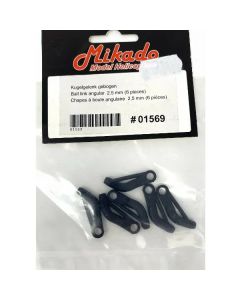 Mikado 01569 Ball Link Angular 2.5mm (6 Pieces)
