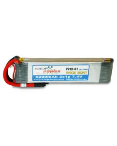 GP5200RBU 7,4V 5200mAh 2Cell RaceBoat Ultra 41C continui
