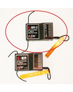 Ricevente 8ch Xperience 2,4GHz For XP-6X Orange display XPR007