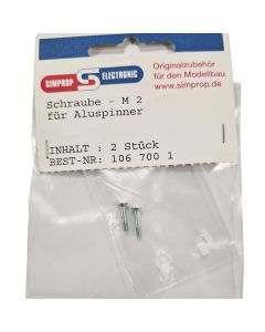 Simprop Screw for Aluminium-Spinner M2x9mm