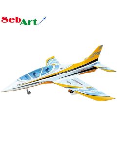 Sebart Mini Avanti S - 1.42m White/Yellow