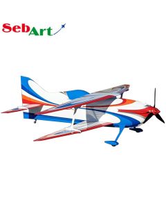 Sebart ZeuS F3A 2m BIPLANE White/Blue/Red
