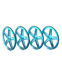 SK-600069-07 1/10 Set-Up Wheel (Blue)