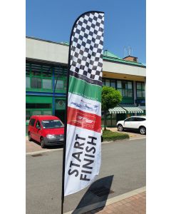RACING FLAG START AND FINISH