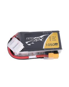 Tattu 1050mAh 14.8V 75C 4S1P Lipo Battery Pack With XT60 Plug