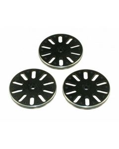 TXC-081-BK TREX 600/700 Push-Pull Servo Wheel Set - JR Black