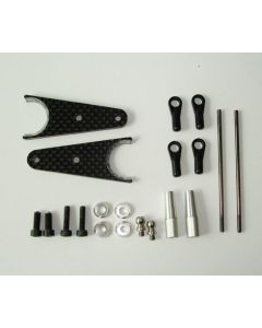 Pitch arm in carbonio per T-Rex600 XPKIT10